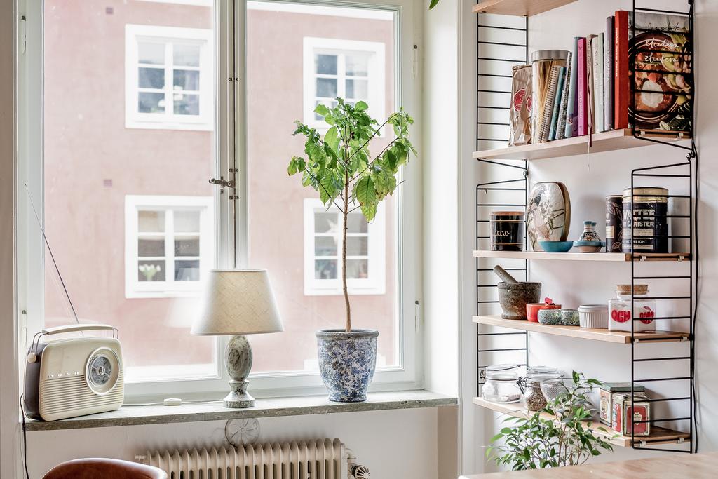 Härligt ljusinsläpp i köket