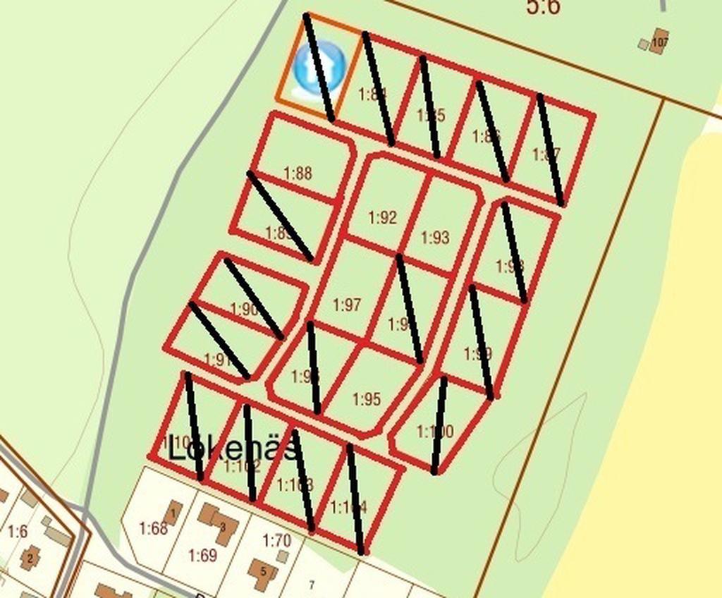 Aktuell karta över lediga tomter