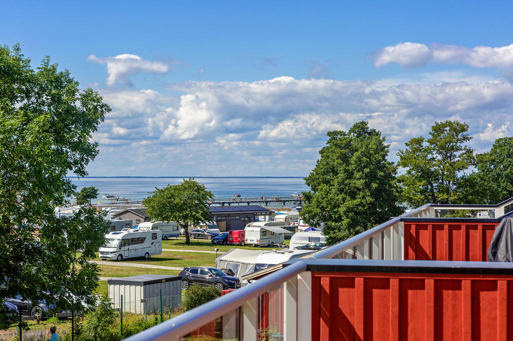 Utsikt från takterrass/balkong.