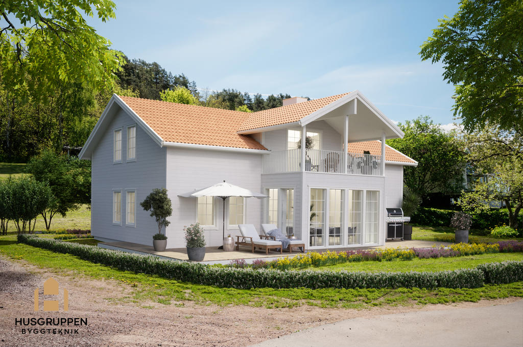 Förslag från lokal husfabrik i Skärstad, www.husgruppenbyggteknik.se.