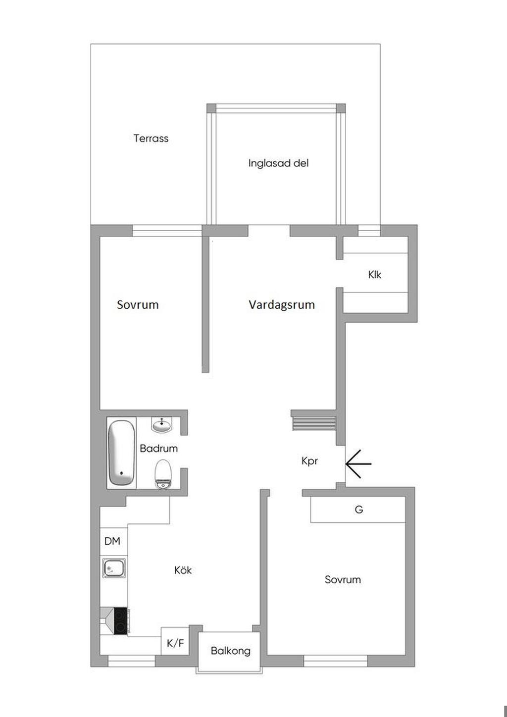 Alternativ planlösning