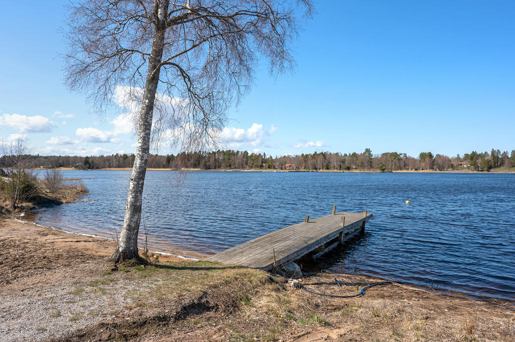 Områdets egna båtbrygga