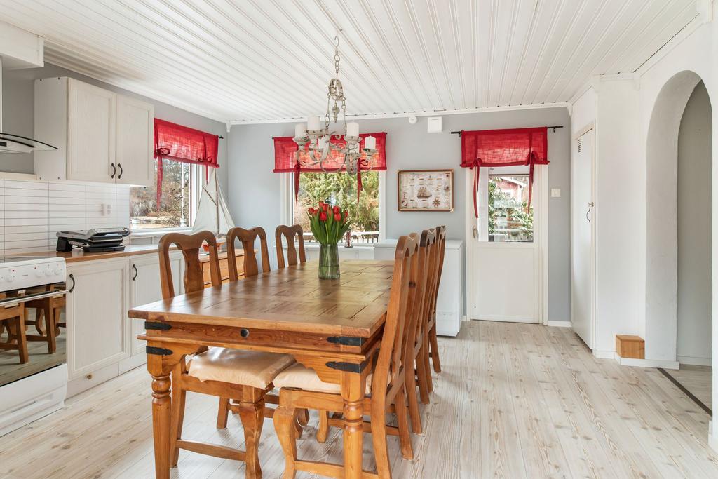 Kök med rymlig plats