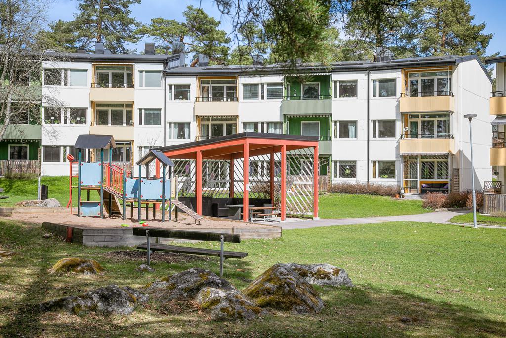 Trevlig innergård