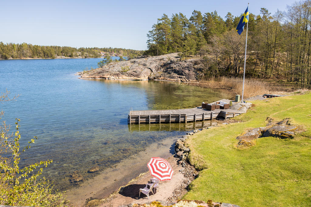 Bad från strand eller brygga