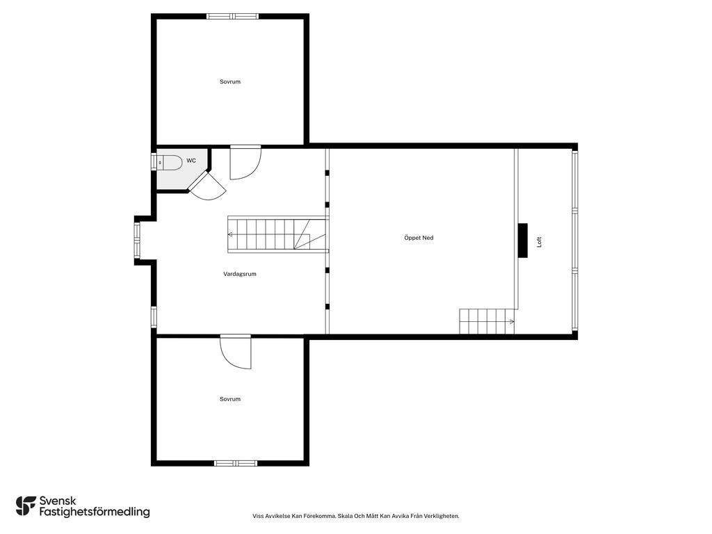 Planritning ovanplan