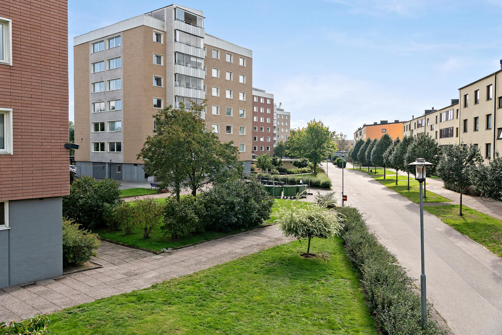 Välskött förening med bilfria innergårdar