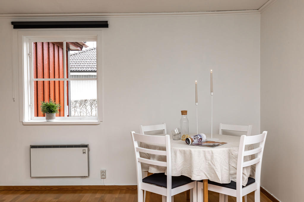 Matplats i vardagsrummet