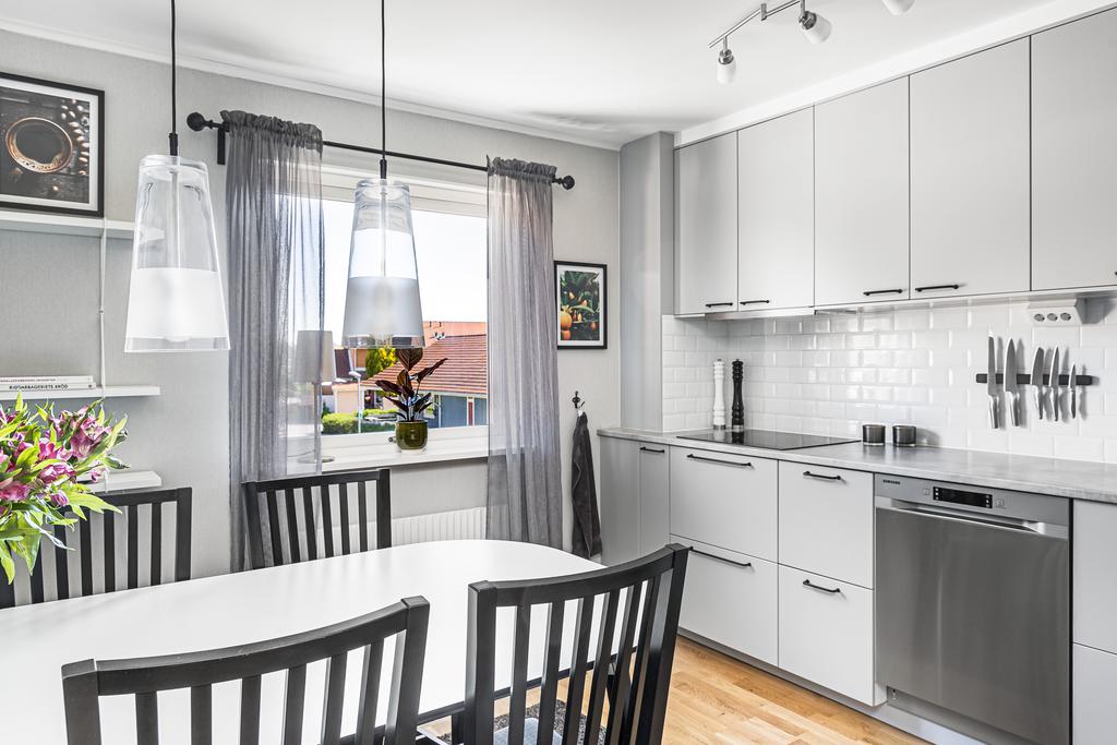 Renoverat kök i modern stil