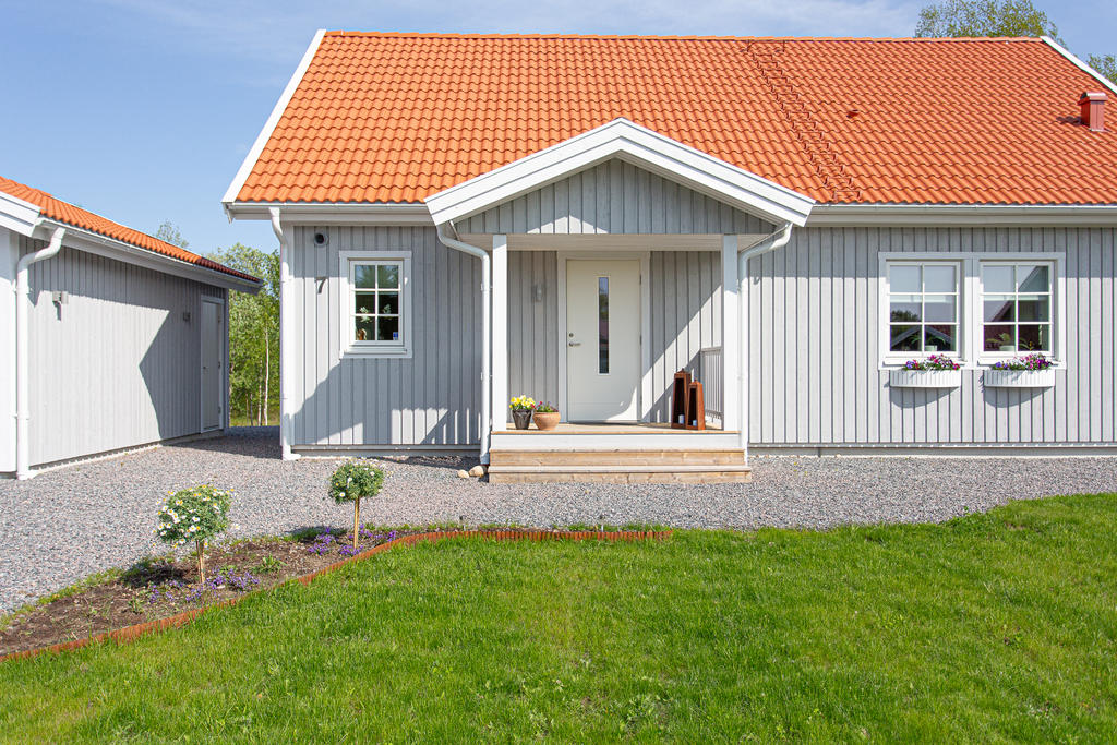 Framsidan av huset