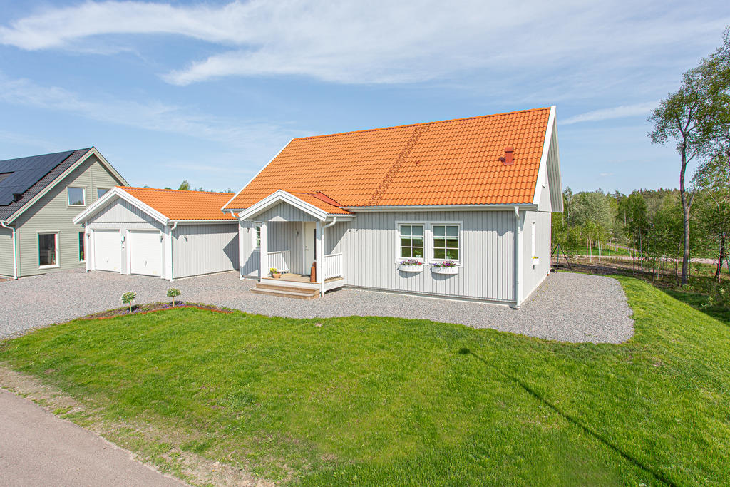 Framsidan av huset