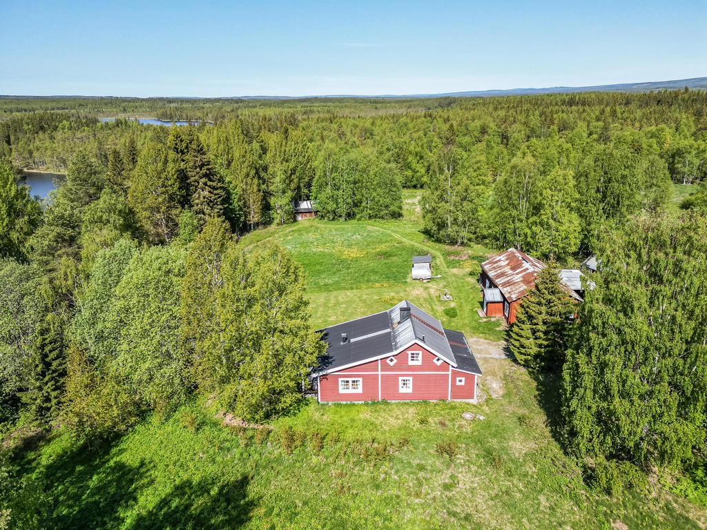 Stor tomt, öppna ytor