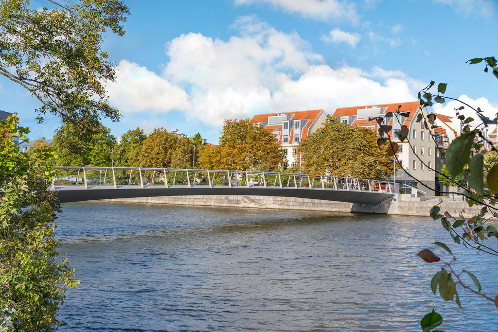 Nya Strömmenbron mot Resecentrum till