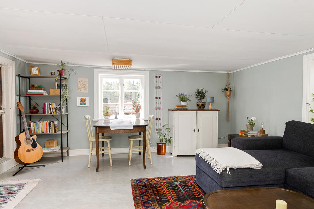 Ljust vardagsrum 