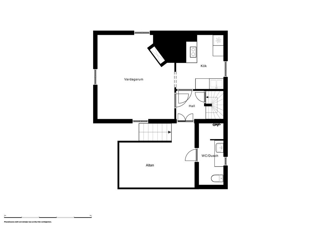 Planritning, entréplan 