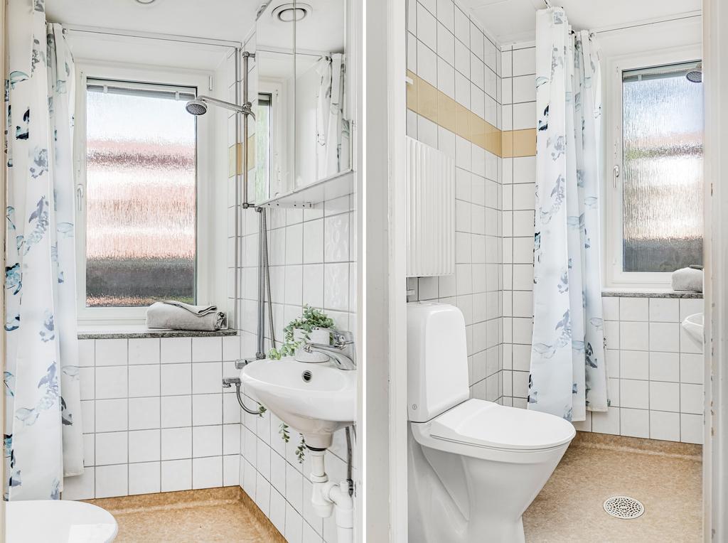 Duschrum med härligt ljusinsläpp 