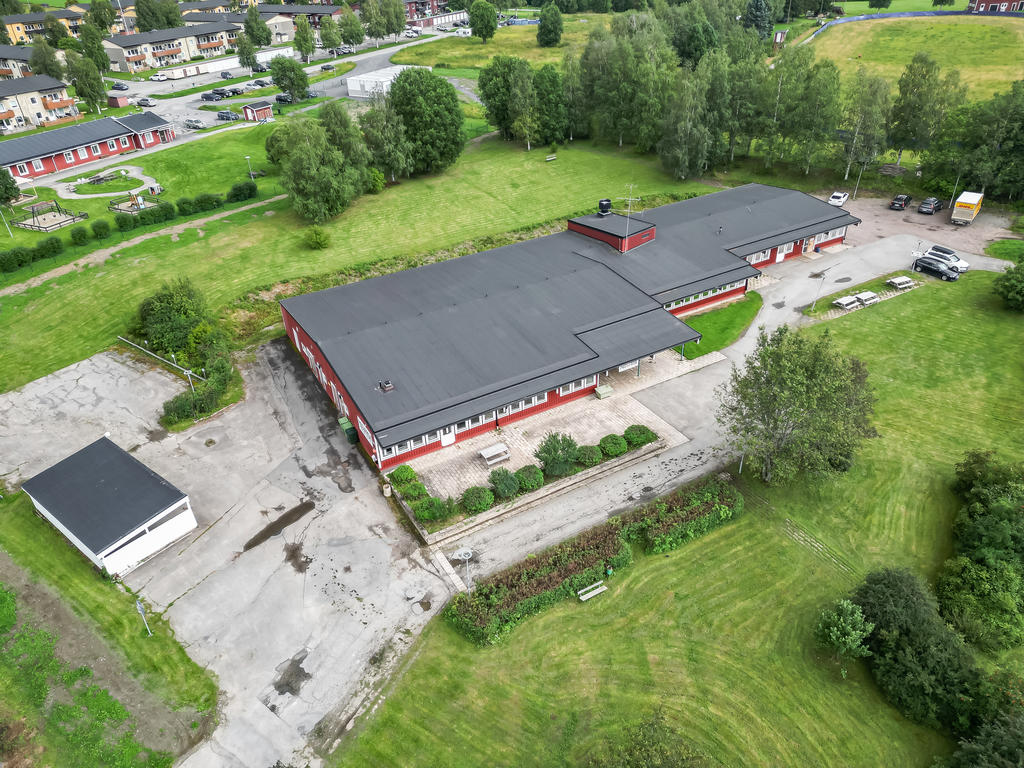 Fastigheten ovanifrån.
