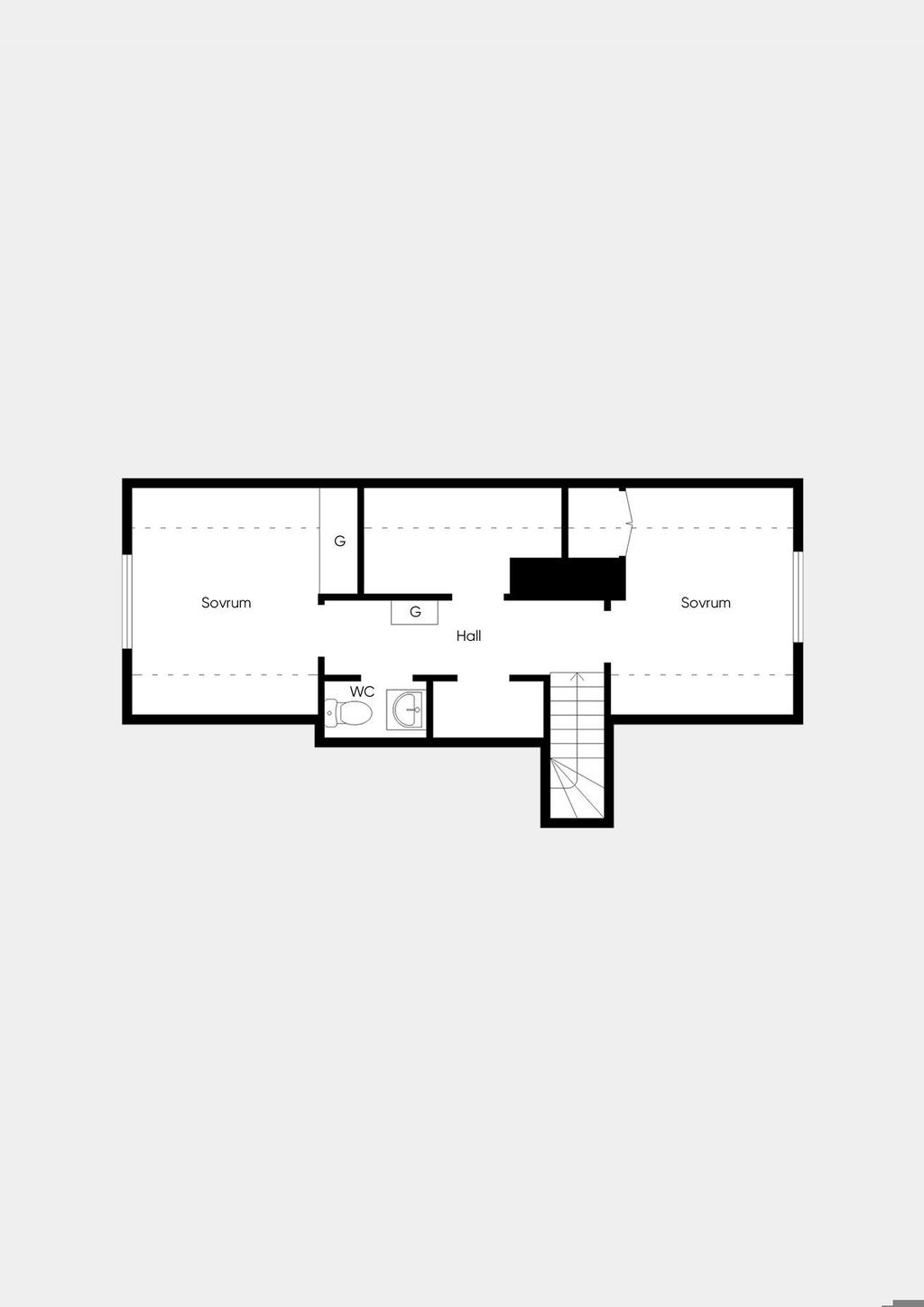 Övre plan.
