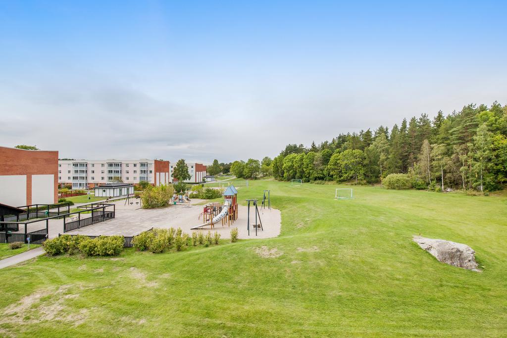 Stora lekplatsen, fotbollsplan, basketplan