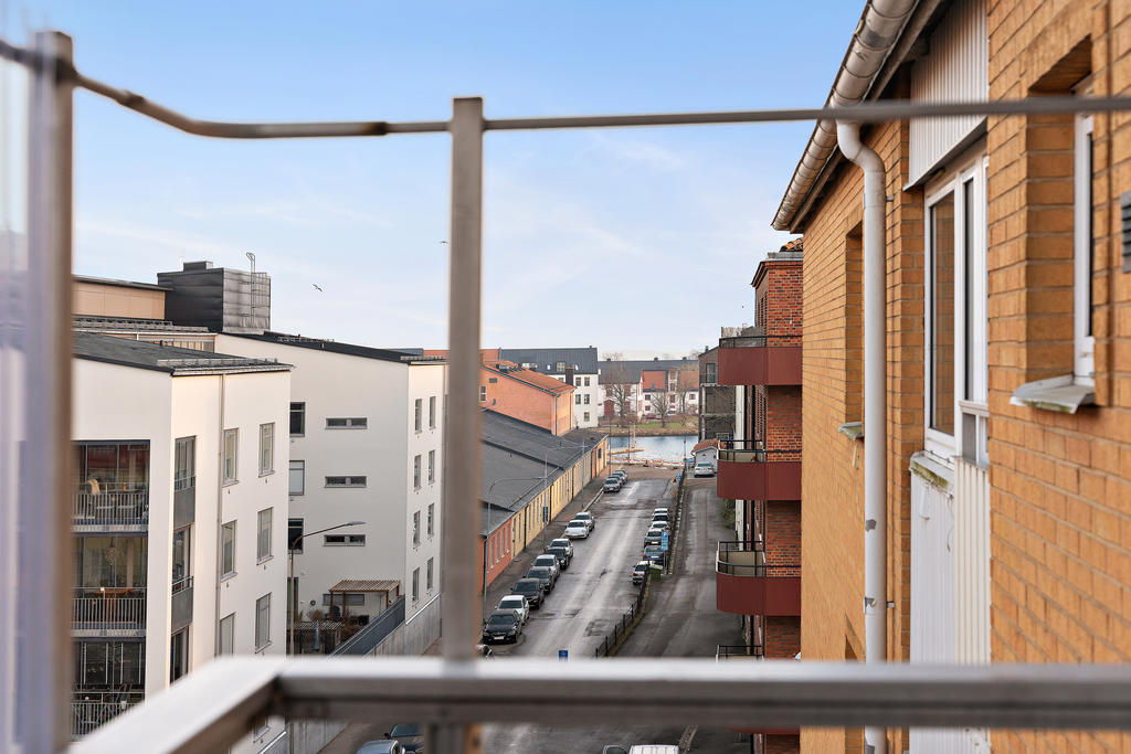 Balkong med trevlig siktlinje