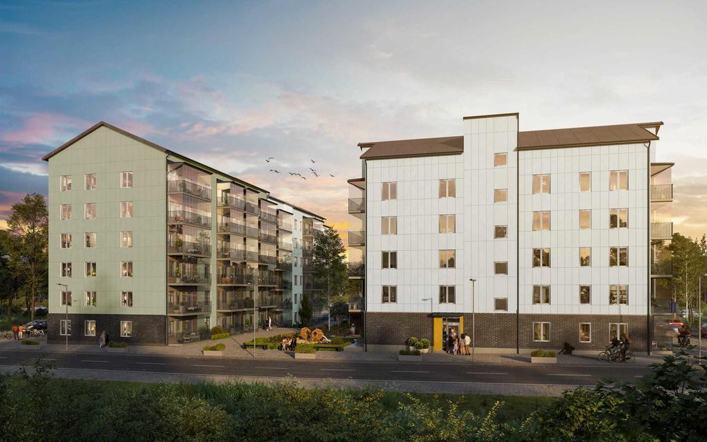 Centralt belägen i nya centrum
