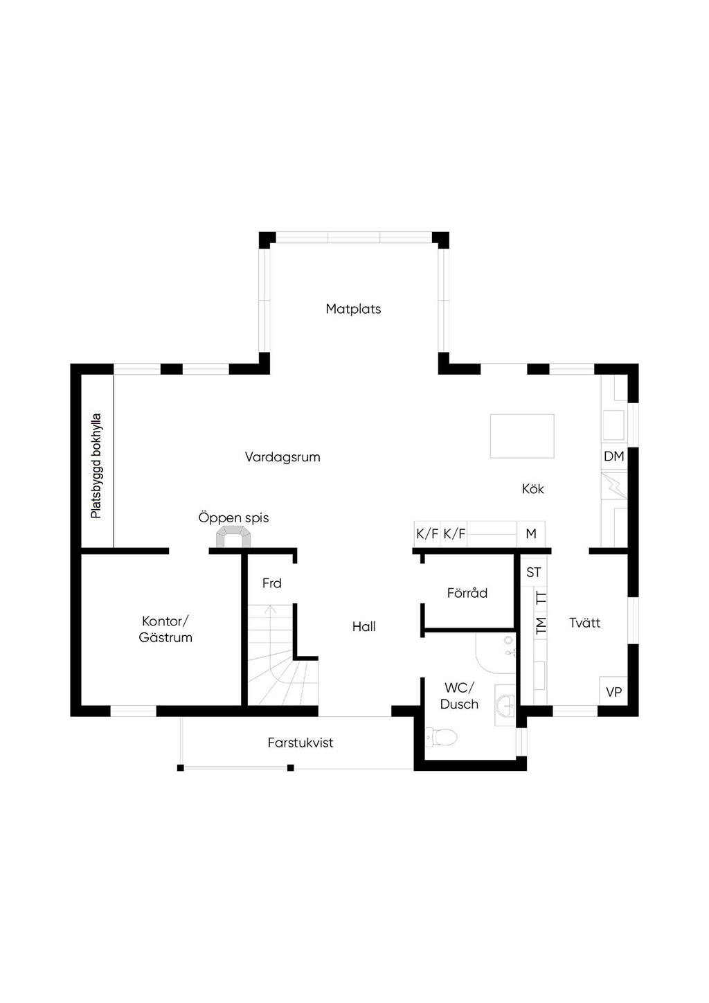 Planlösning entréplan