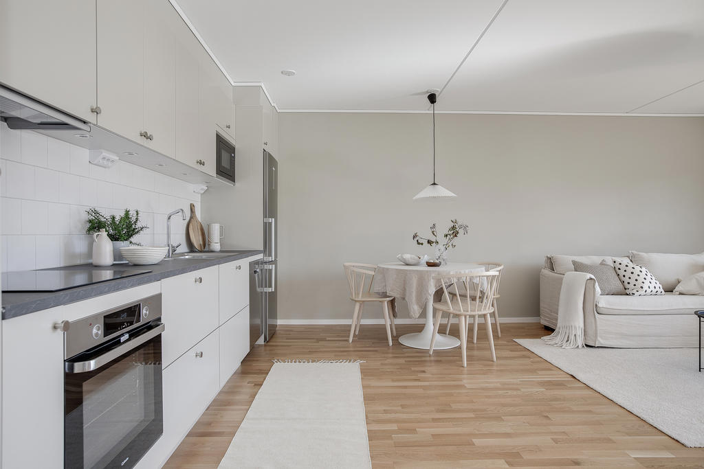 Inspirationsbild från lägenhet 1-1202 (2 rok), avvikelser och tillval kan förekomma mellan olika lägenheter.