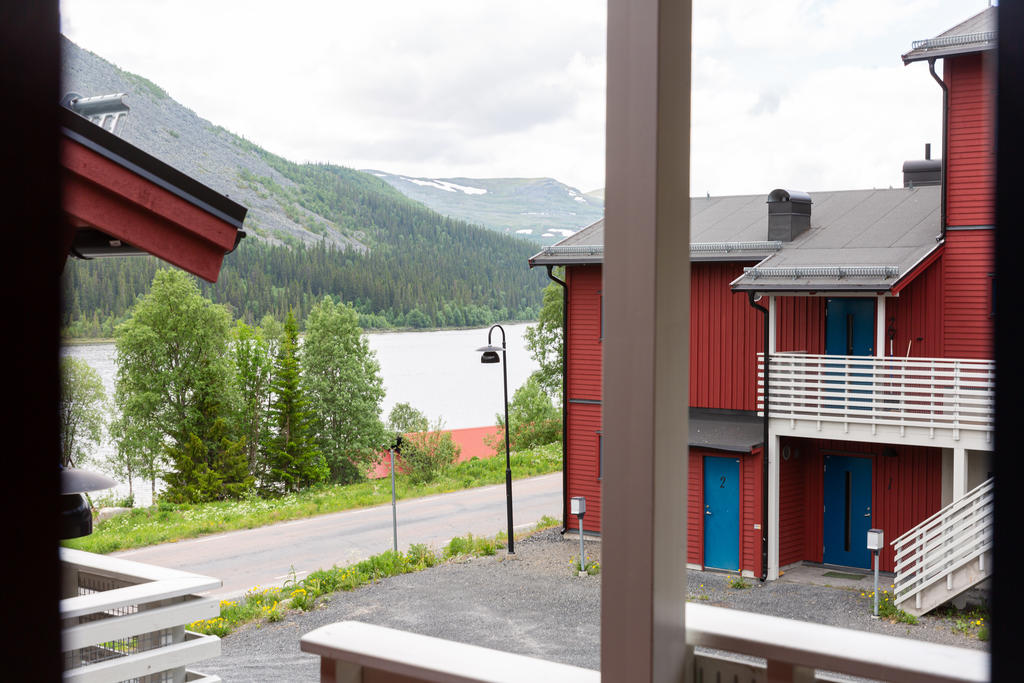 Vacker utsikt från entrén. 