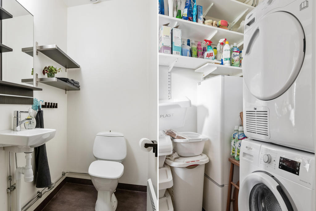 Gäst-WC / Tvättstuga