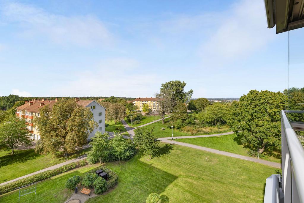 Utblick från balkong