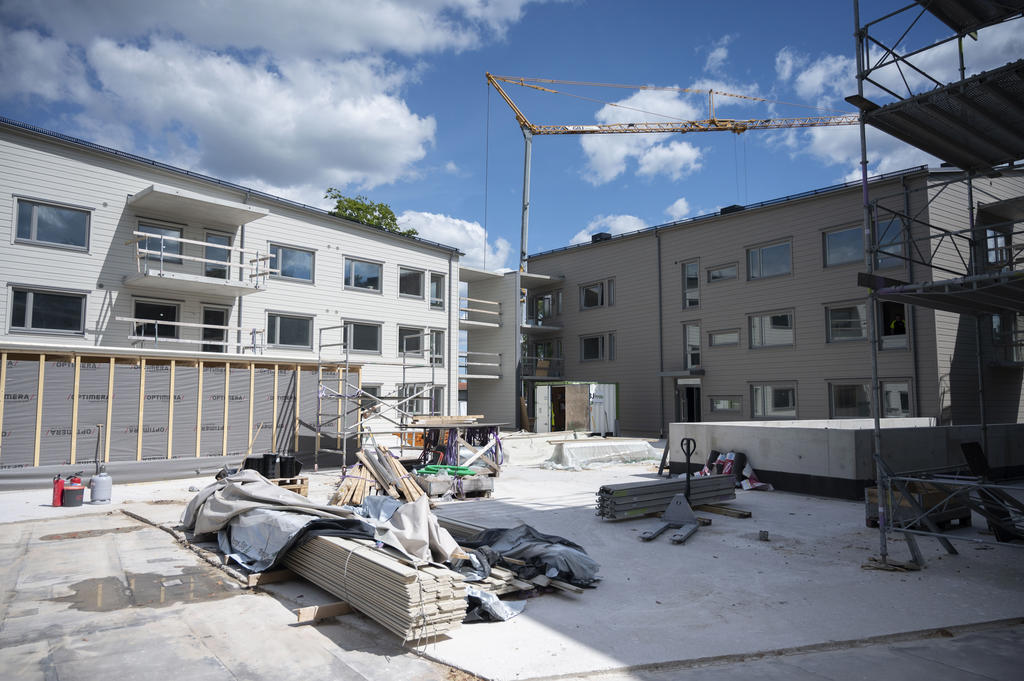 Bild från bygget maj 2024.