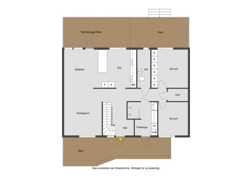 Planlösning entréplan