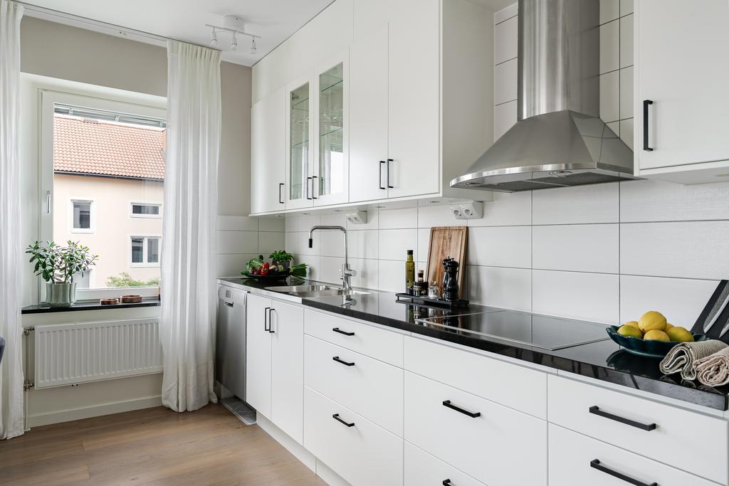 Stilrent i vitt och svart 