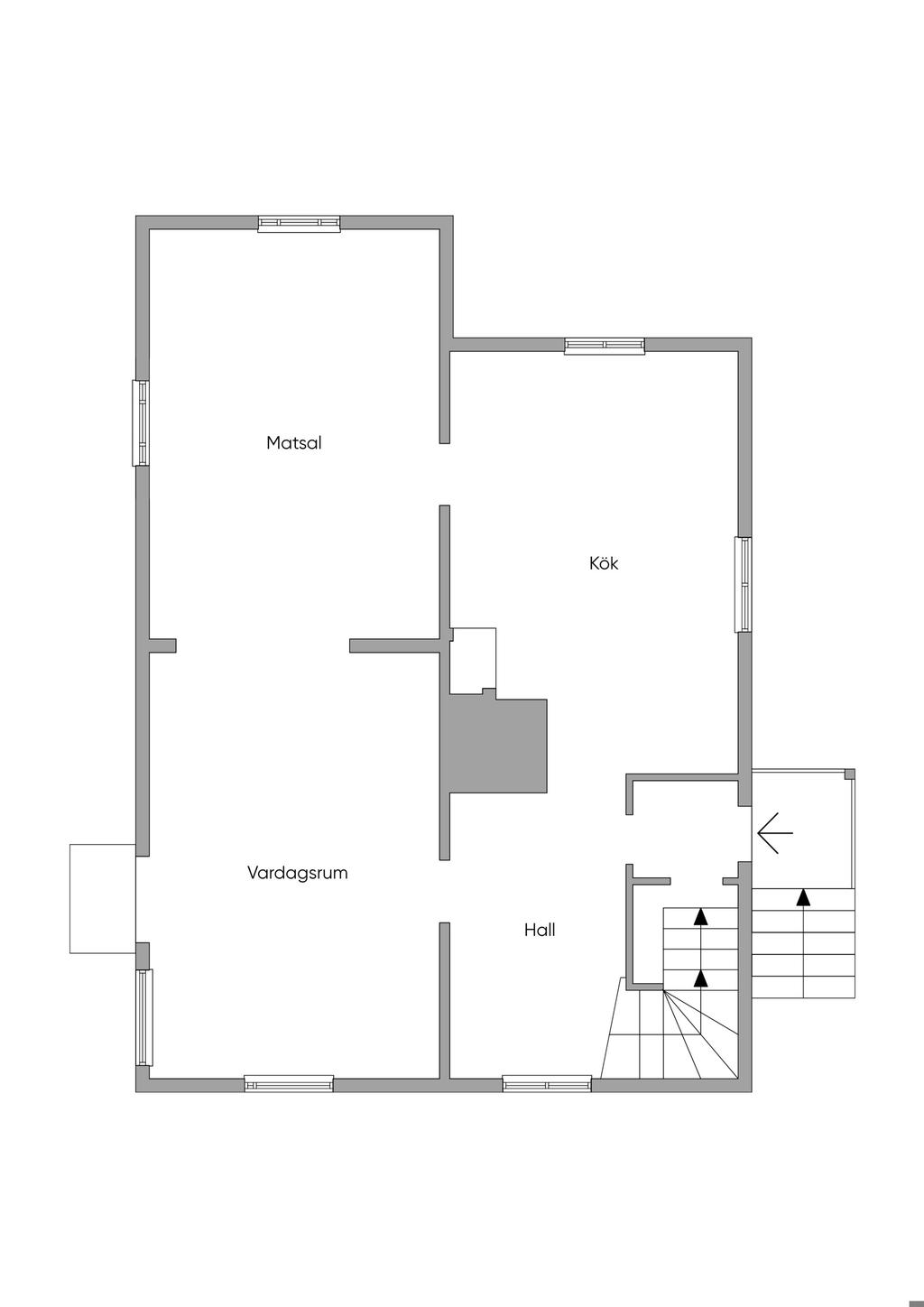 Planlösning entréplan