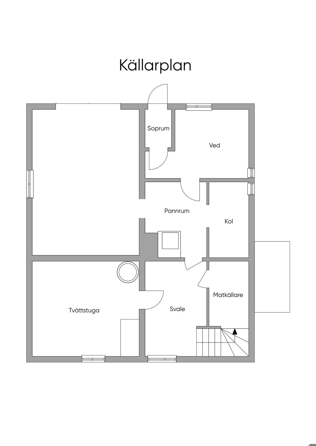 Planlösning källarplan