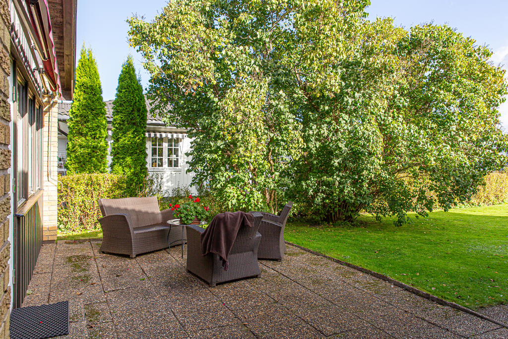 Uteplats till lägenheten