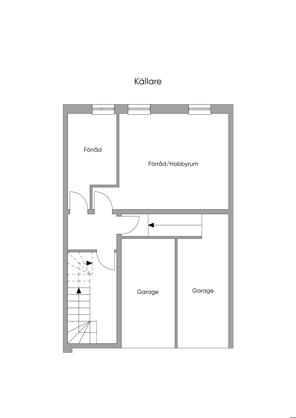 Källare samt garage