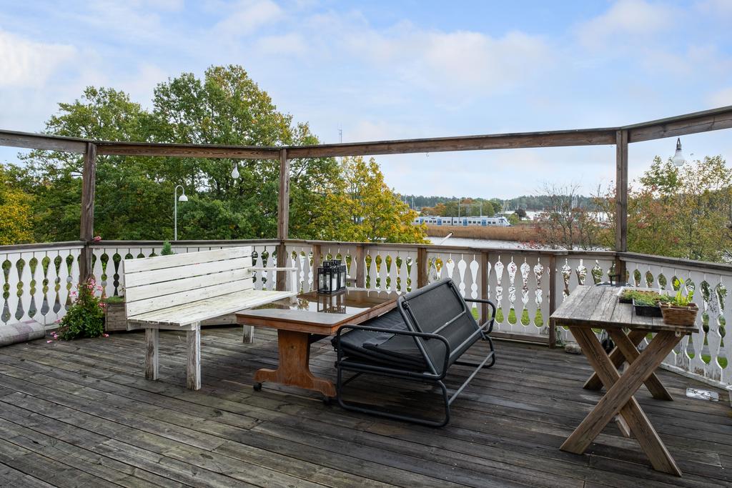 Uteplats till souterrängplanet