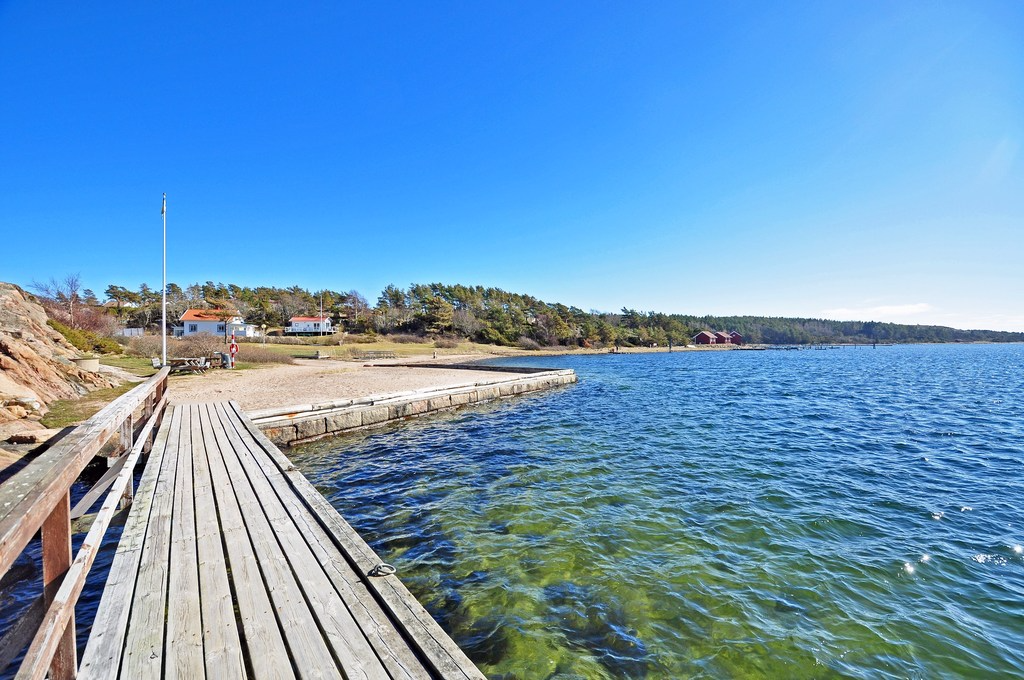 Miljöbild Tanumstrand strandpromenad