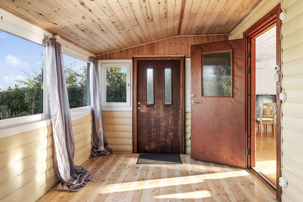Veranda med entré