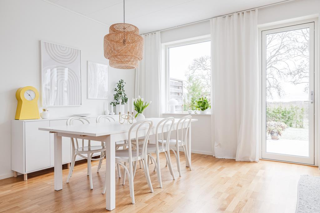 Plats för matbord