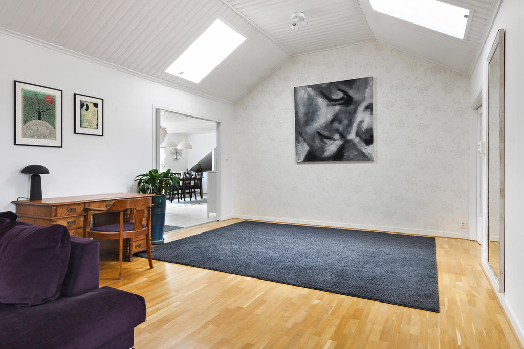 Rymligt med gott om plats för önskad möblering
