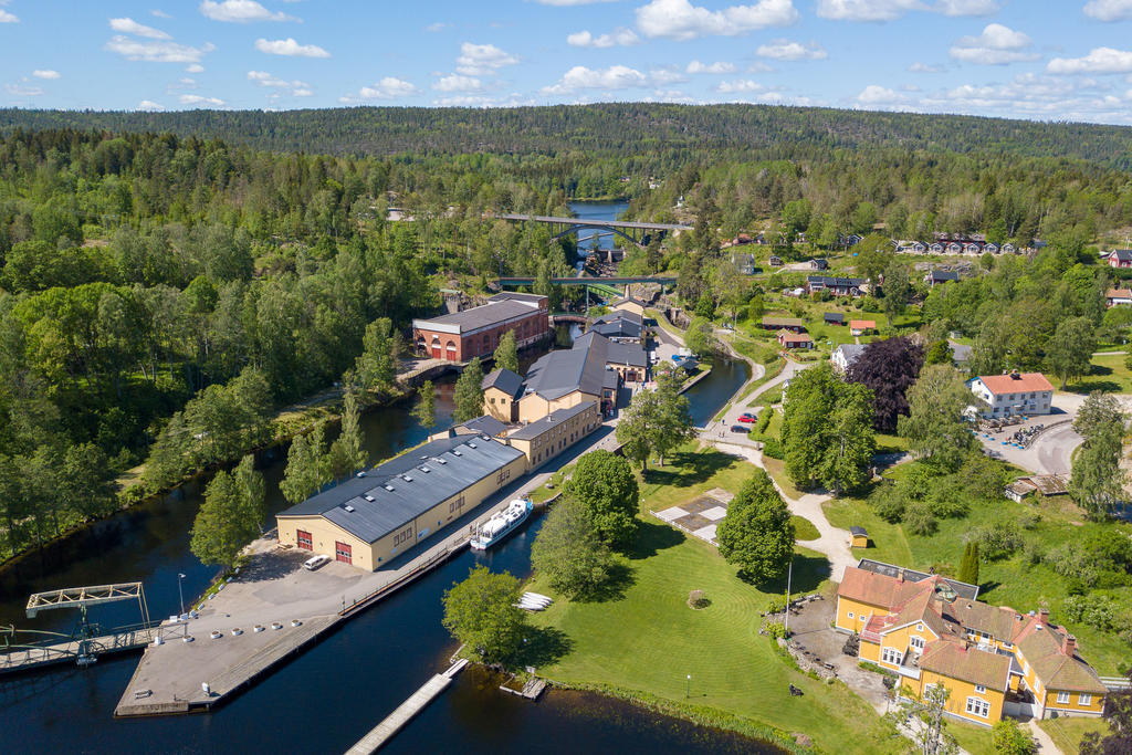 Gångavstånd till akvedukten och slusstrappan i Håverud 