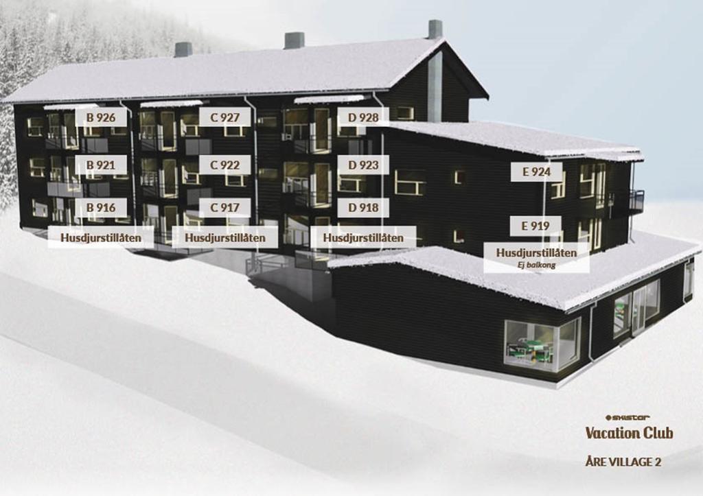 Området Brf Village 2. 
