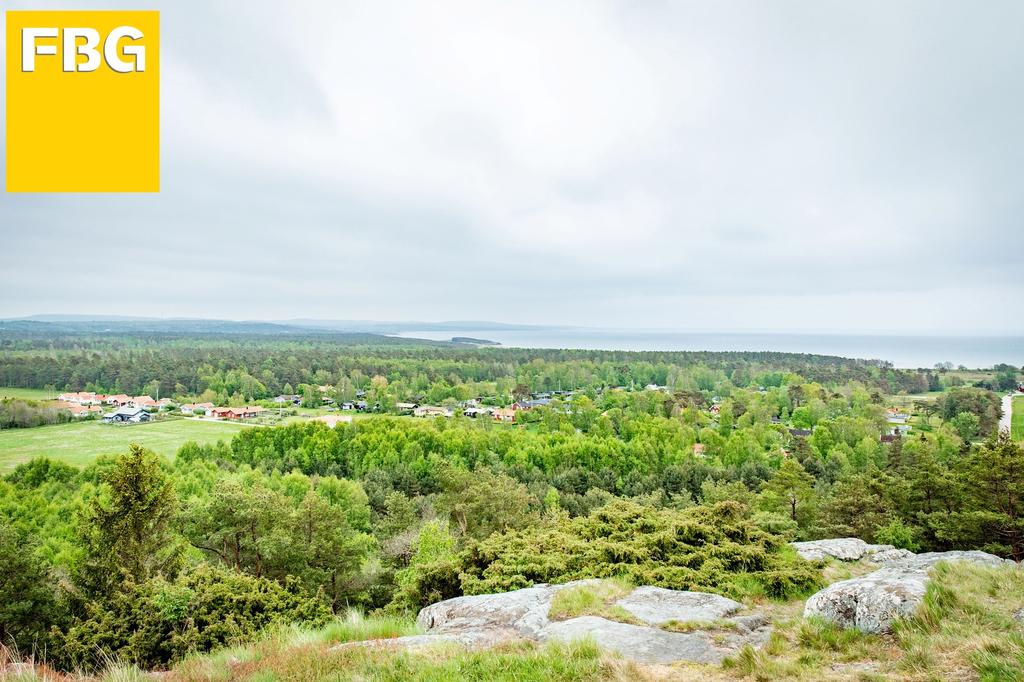 Bild ifrån Falkenberg.se. 
Vy över Veka området ifrån toppen av Smörkullen 52 meter över havet