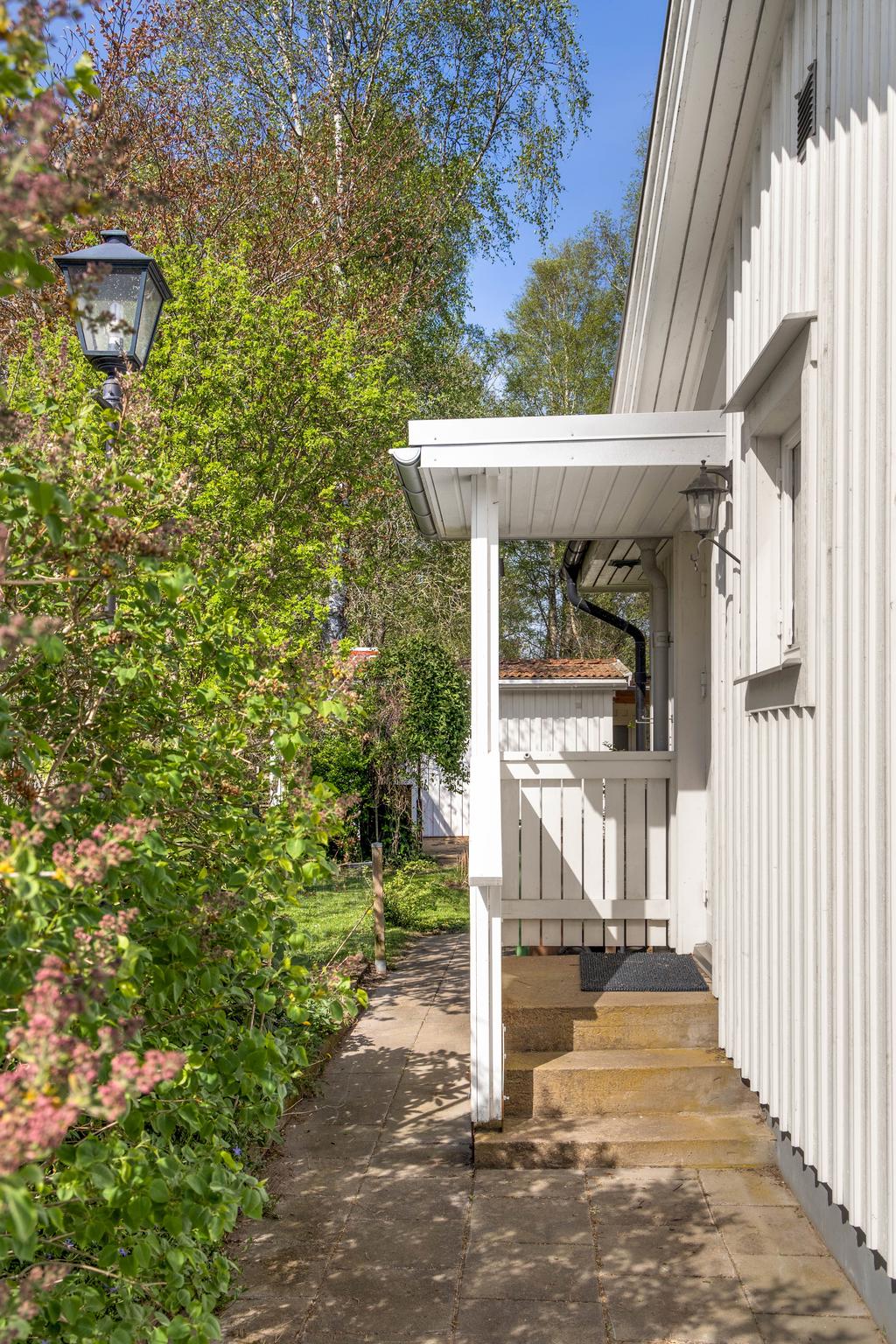 Ingången till fritidshuset