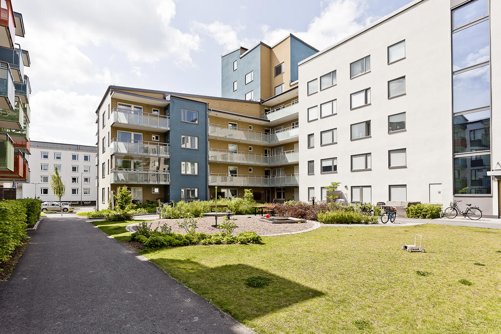 Föreningens gemensamma innergård.