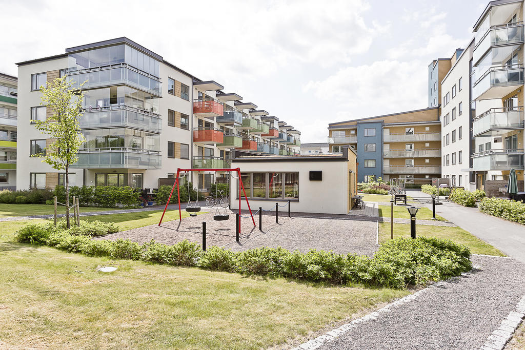 Föreningens gemensamma innergård.