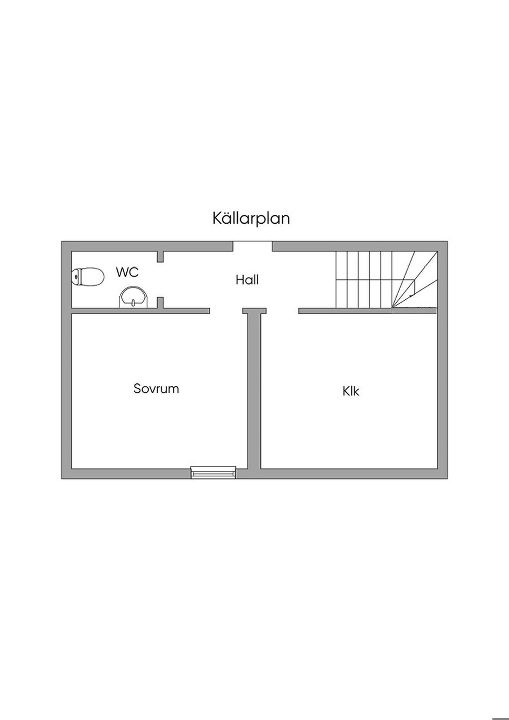Planritning Källarplan