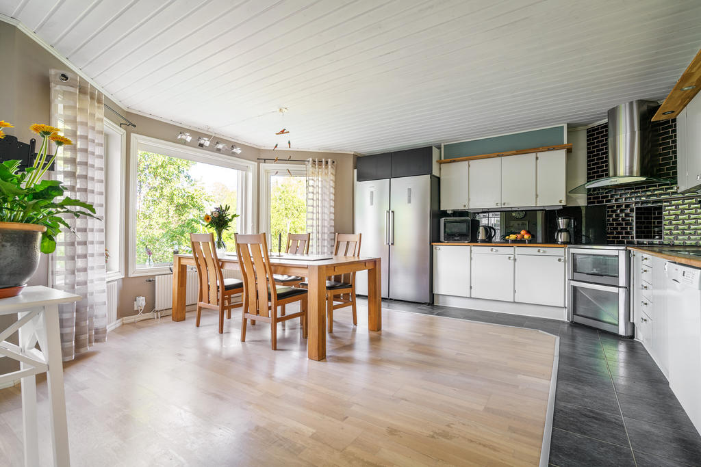 Plats för större matbord